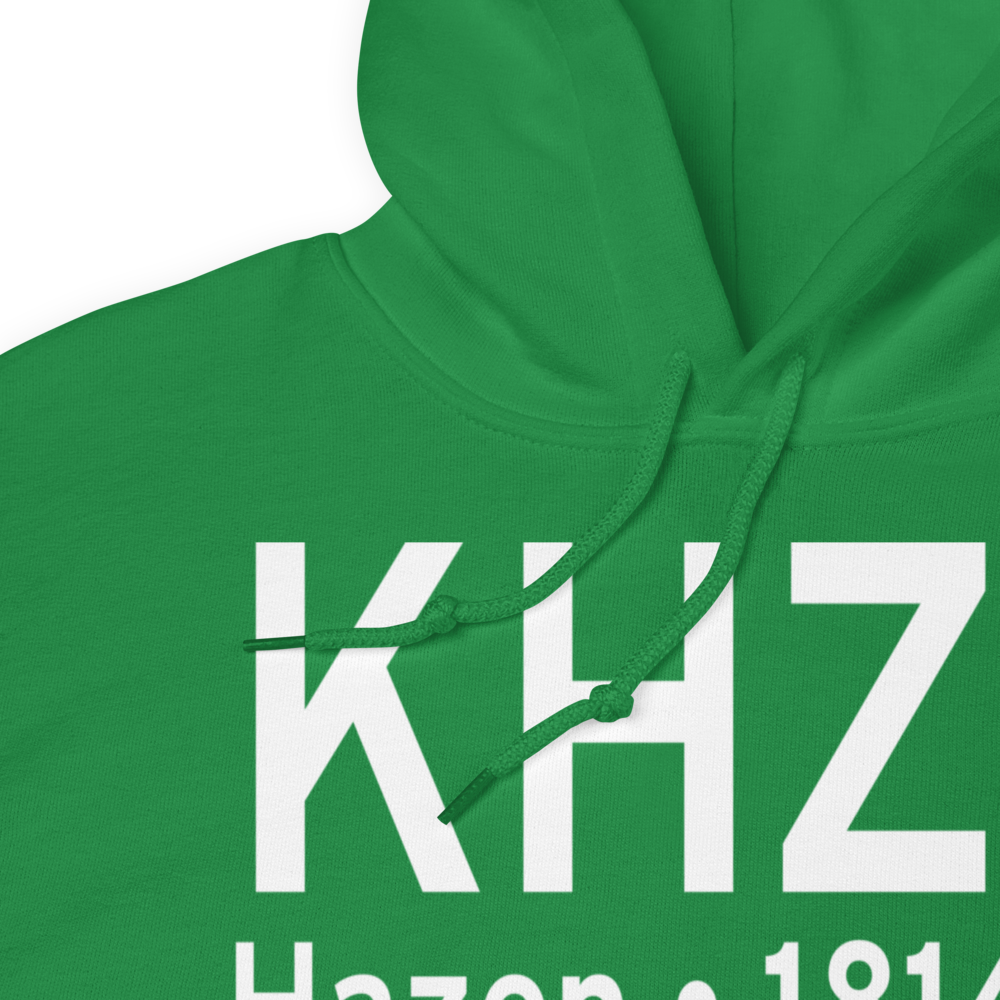Mercer County Regional Airport (KHZE) ICAO Hoodie Sweatshirt 