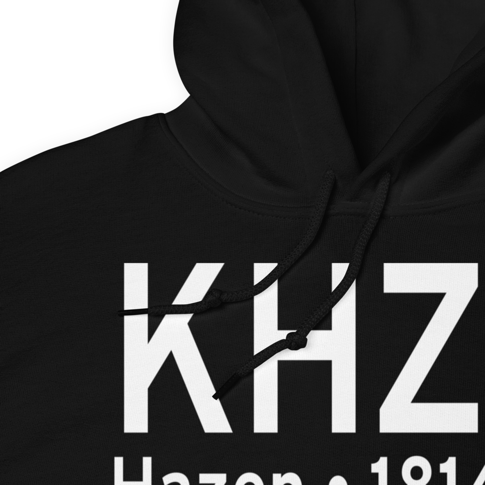 Mercer County Regional Airport (KHZE) ICAO Hoodie Sweatshirt 