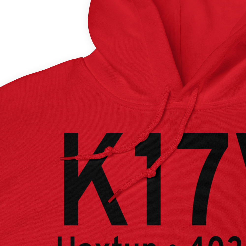 Haxtun Municipal Airport (K17V) ICAO Hoodie Sweatshirt 