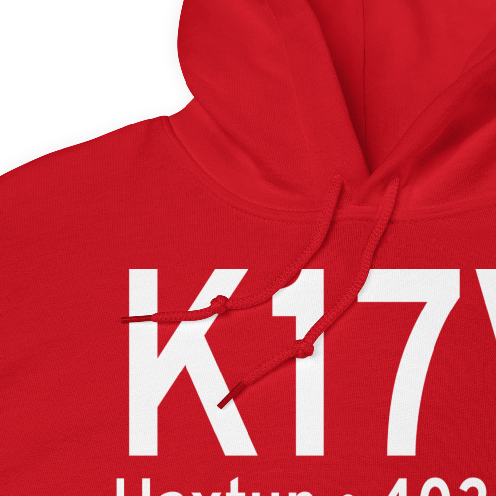 Haxtun Municipal Airport (K17V) ICAO Hoodie Sweatshirt 