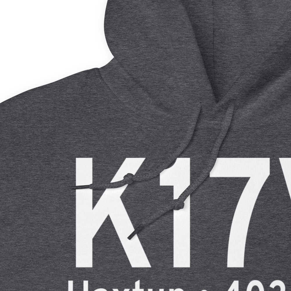 Haxtun Municipal Airport (K17V) ICAO Hoodie Sweatshirt 