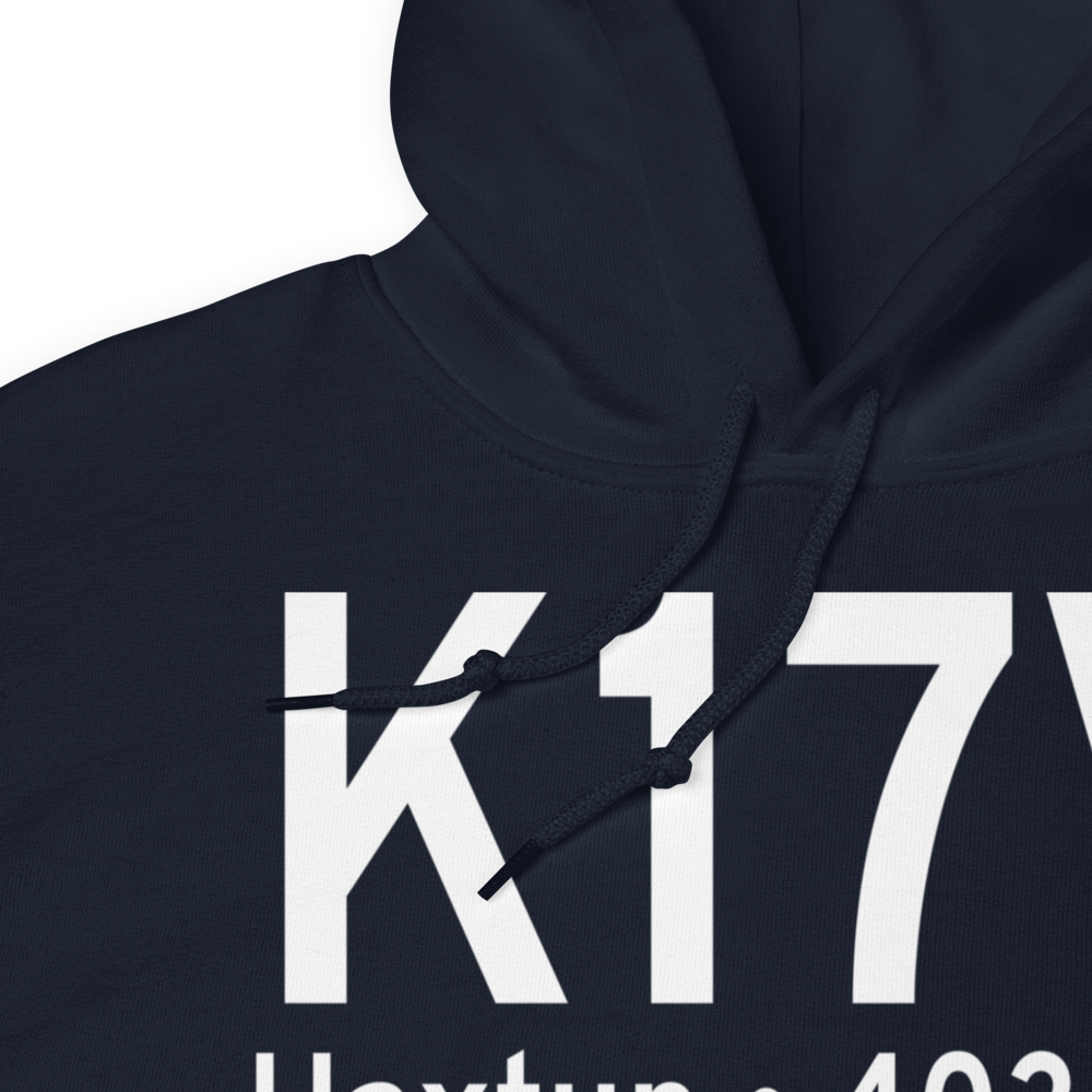 Haxtun Municipal Airport (K17V) ICAO Hoodie Sweatshirt 