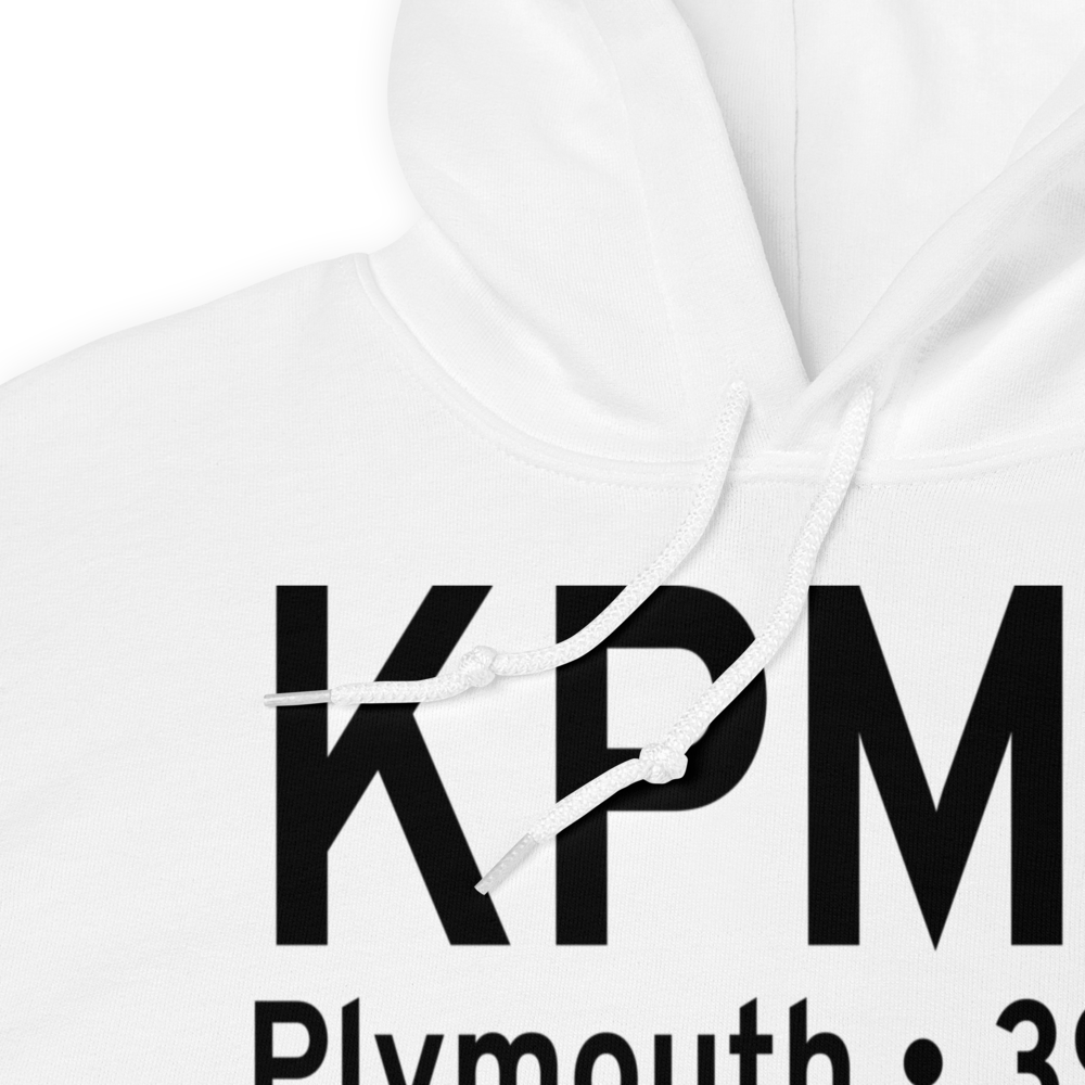 Plymouth Municipal Airport (KPMZ) ICAO Hoodie Sweatshirt 