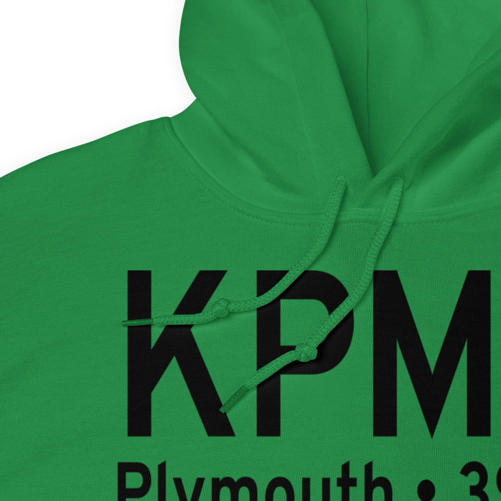 Plymouth Municipal Airport (KPMZ) ICAO Hoodie Sweatshirt 