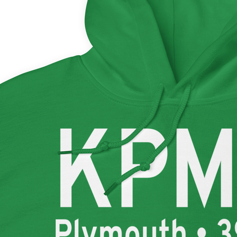 Plymouth Municipal Airport (KPMZ) ICAO Hoodie Sweatshirt 