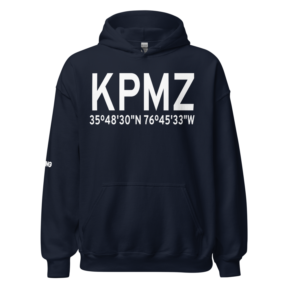 Plymouth Municipal Airport (KPMZ) ICAO Hoodie Sweatshirt 