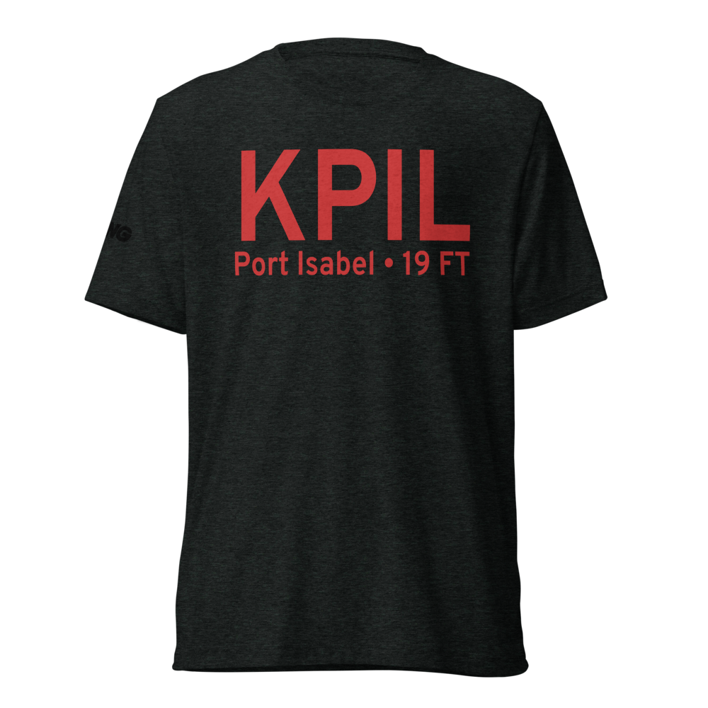 Port Isabel Cameron County Airport (KPIL) ICAO Tri-blend T-Shirt 
