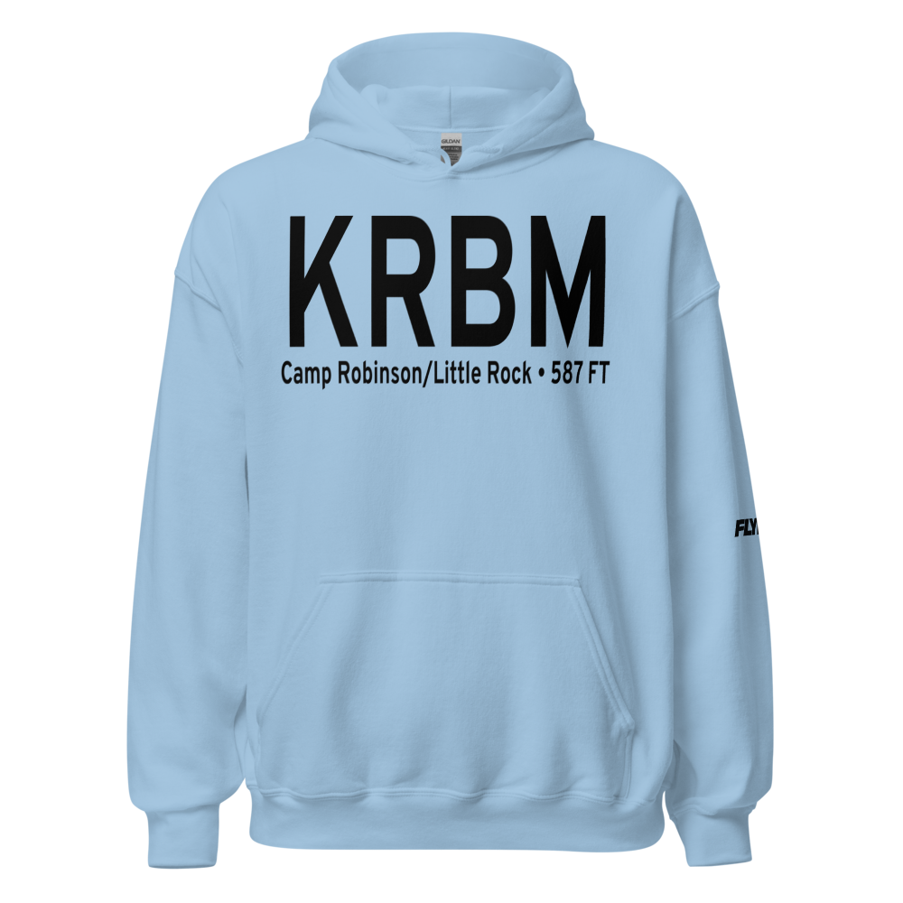 Robinson Army Air Field (KRBM) ICAO Hoodie Sweatshirt 