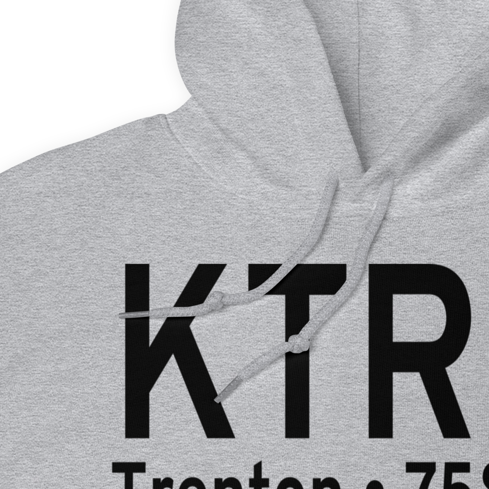 Trenton Municipal Airport (KTRX) ICAO Hoodie Sweatshirt 