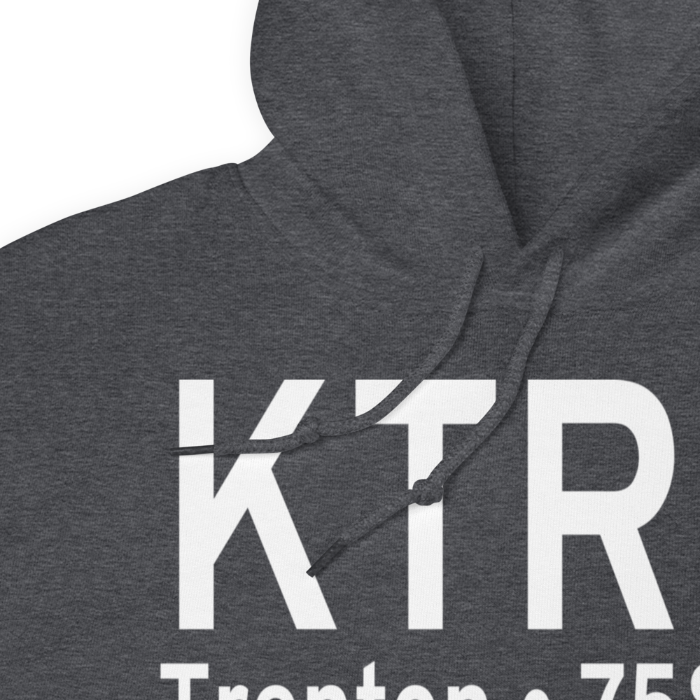 Trenton Municipal Airport (KTRX) ICAO Hoodie Sweatshirt 