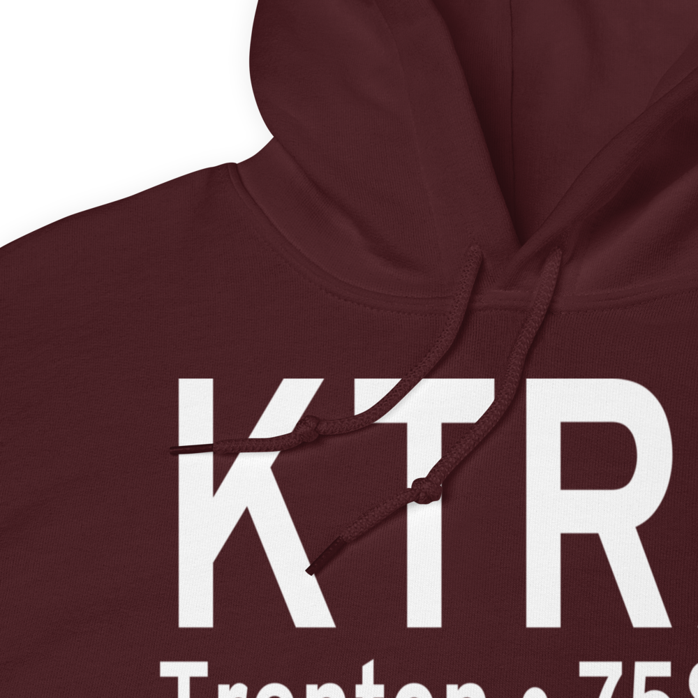 Trenton Municipal Airport (KTRX) ICAO Hoodie Sweatshirt 