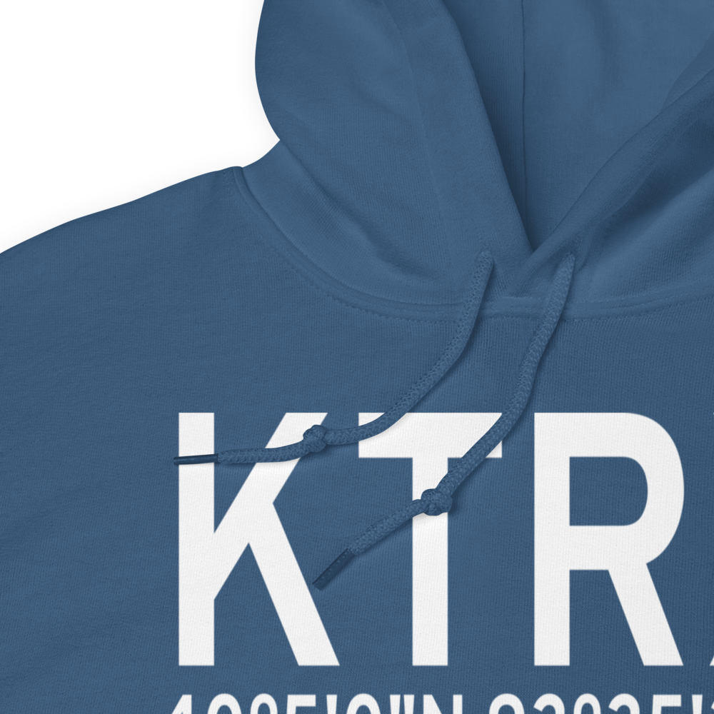 Trenton Municipal Airport (KTRX) ICAO Hoodie Sweatshirt 