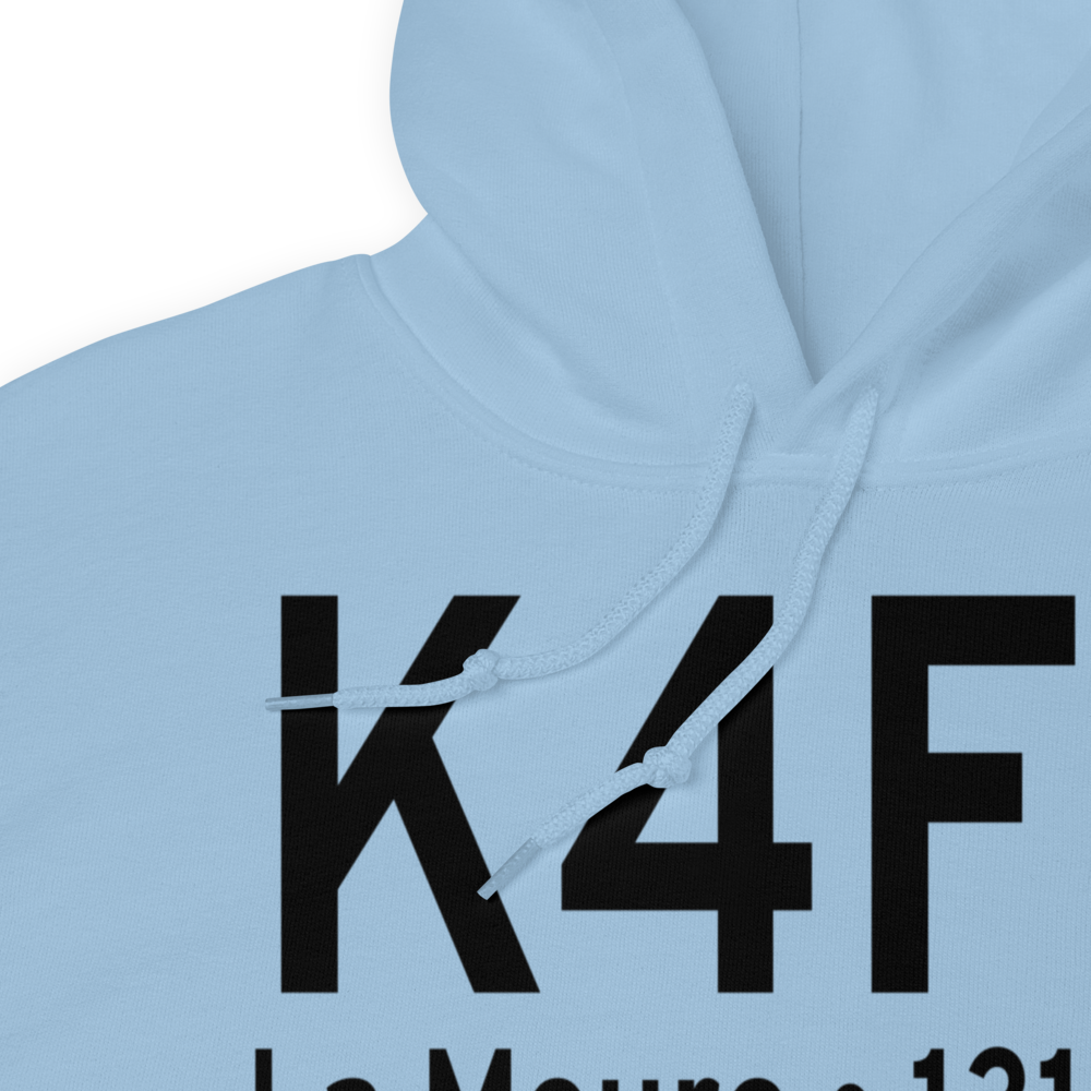 La Moure Rott Municipal Airport (K4F9) ICAO Hoodie Sweatshirt 