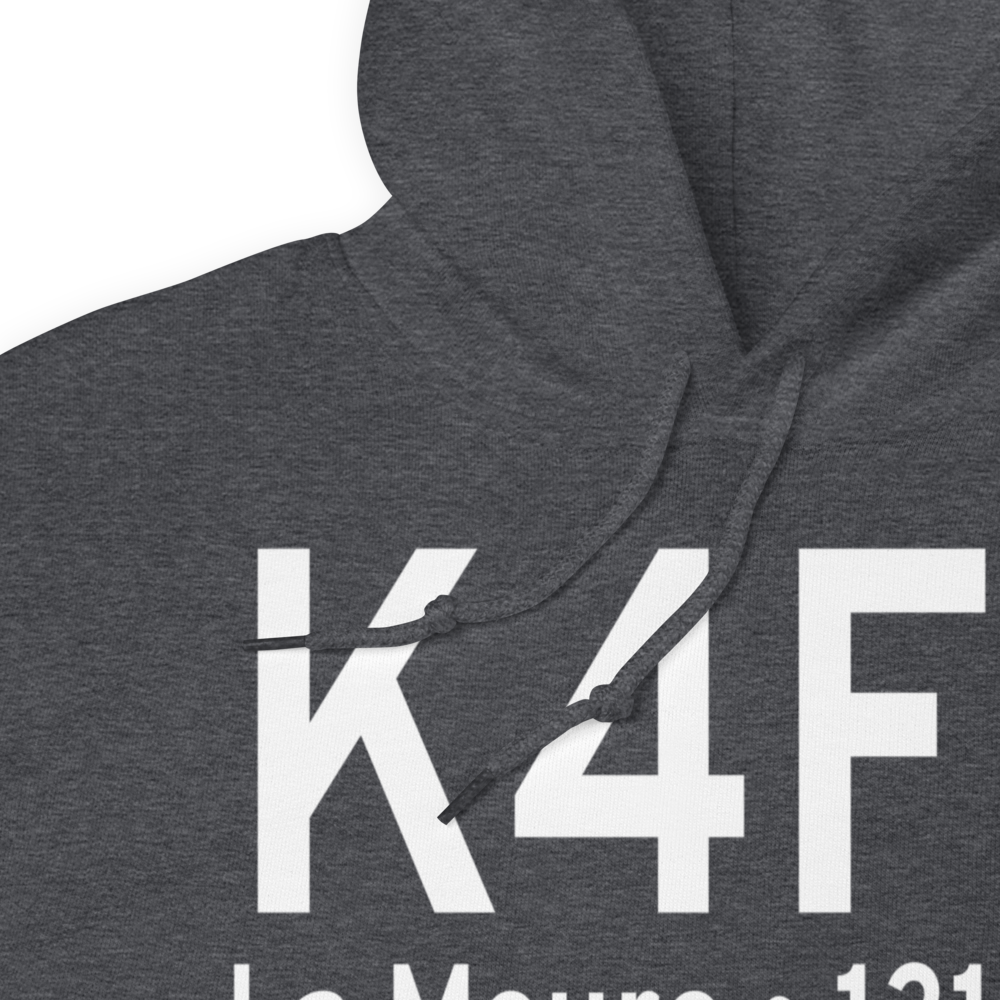 La Moure Rott Municipal Airport (K4F9) ICAO Hoodie Sweatshirt 
