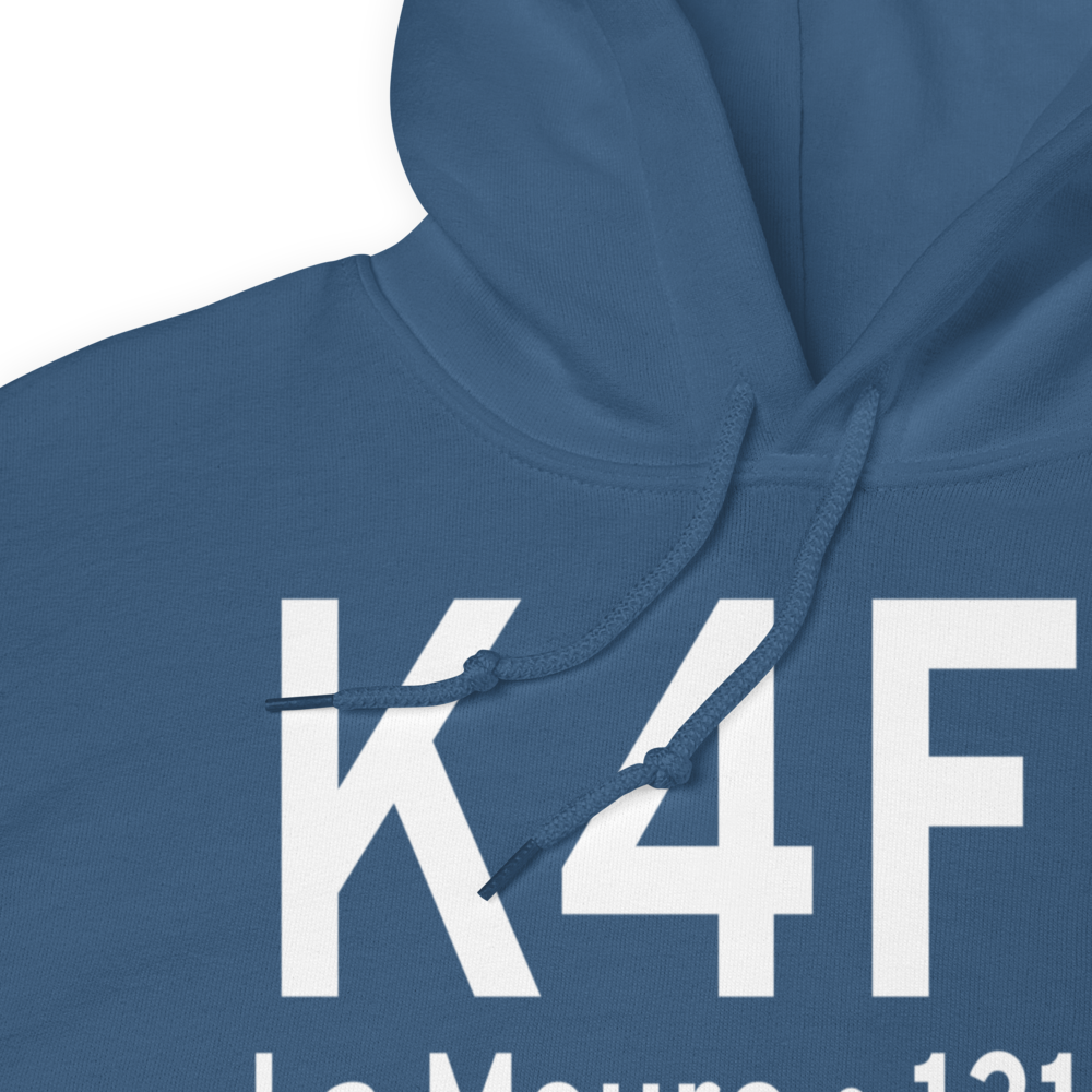 La Moure Rott Municipal Airport (K4F9) ICAO Hoodie Sweatshirt 