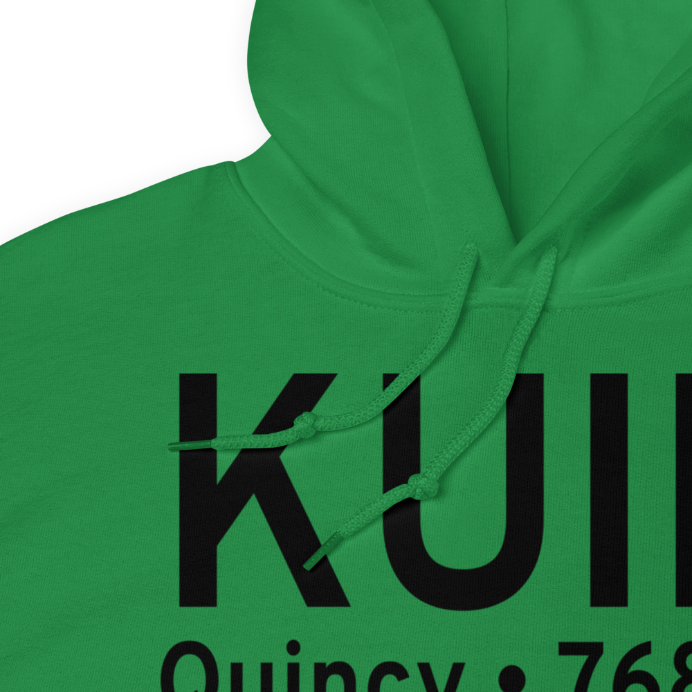 Quincy Regional Baldwin Field (KUIN) ICAO Hoodie Sweatshirt 