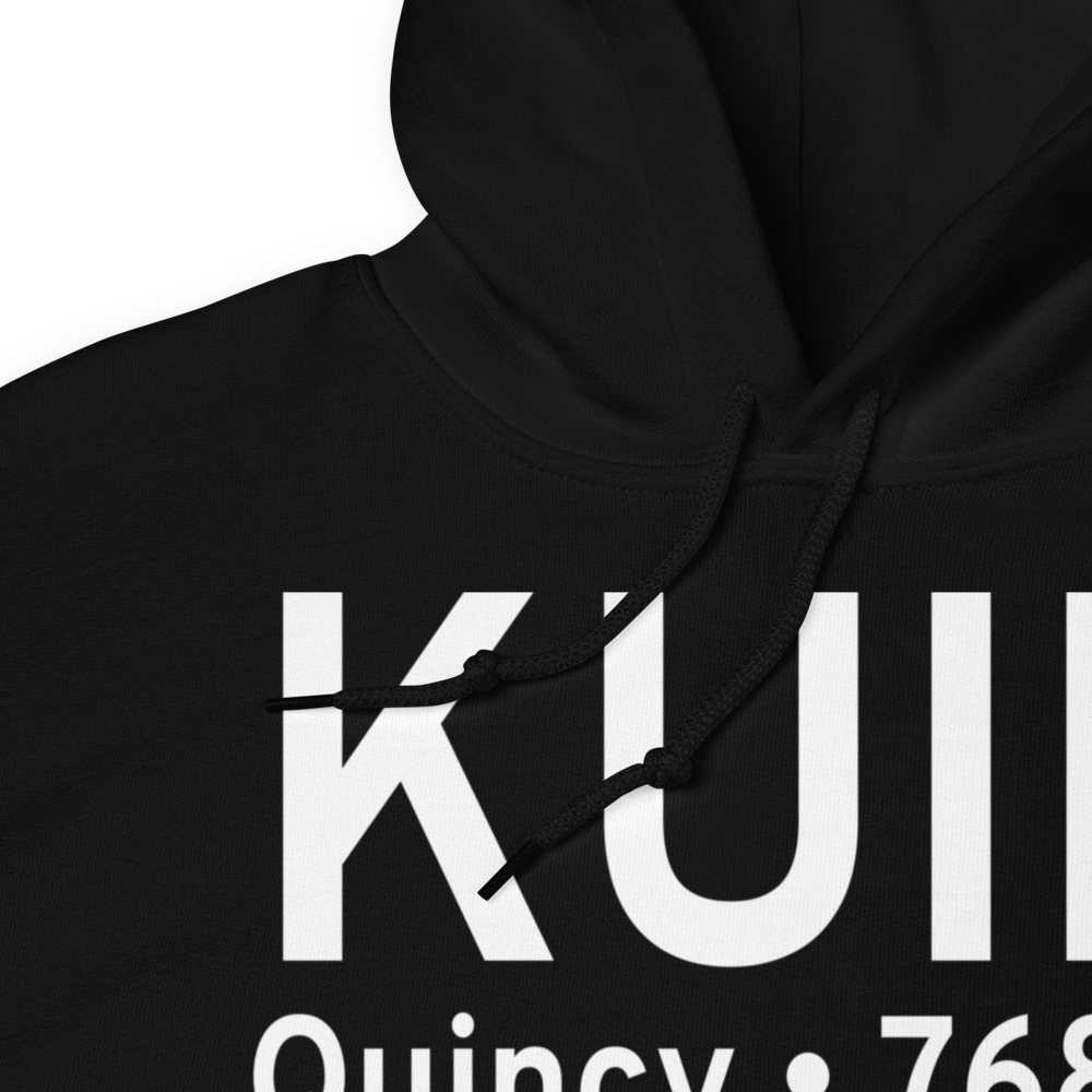 Quincy Regional Baldwin Field (KUIN) ICAO Hoodie Sweatshirt 