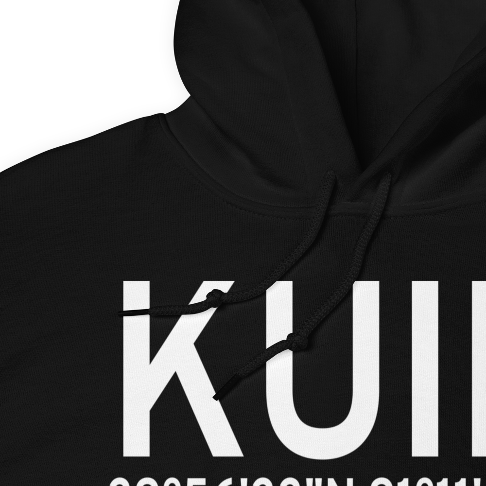 Quincy Regional Baldwin Field (KUIN) ICAO Hoodie Sweatshirt 