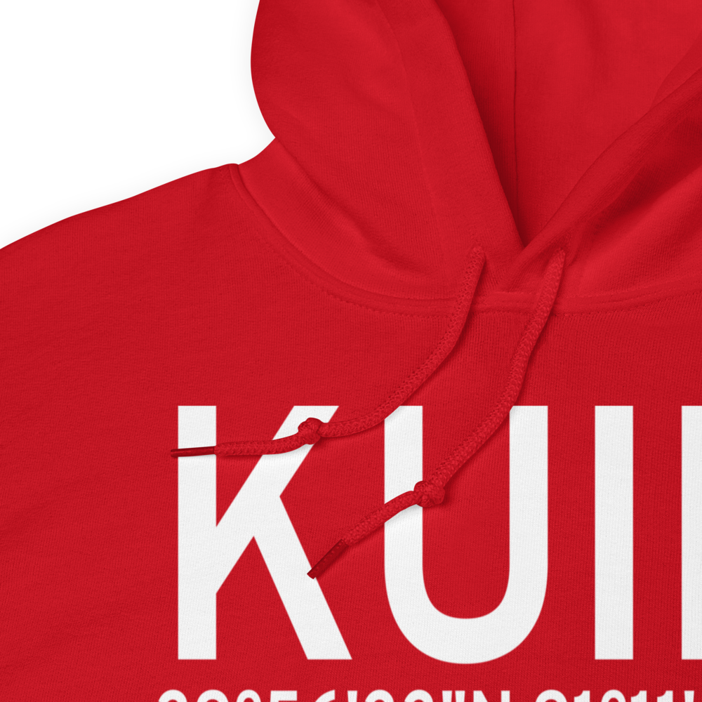 Quincy Regional Baldwin Field (KUIN) ICAO Hoodie Sweatshirt 