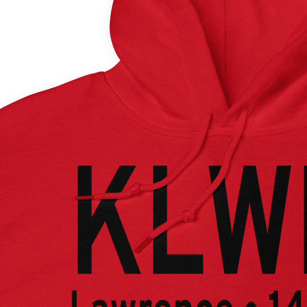 Lawrence Municipal Airport (KLWM) ICAO Hoodie Sweatshirt 