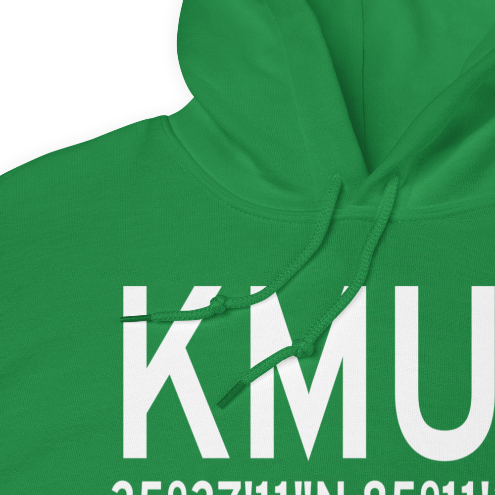 Pikeville-Bledsoe Airport (KMUF) ICAO Hoodie Sweatshirt 