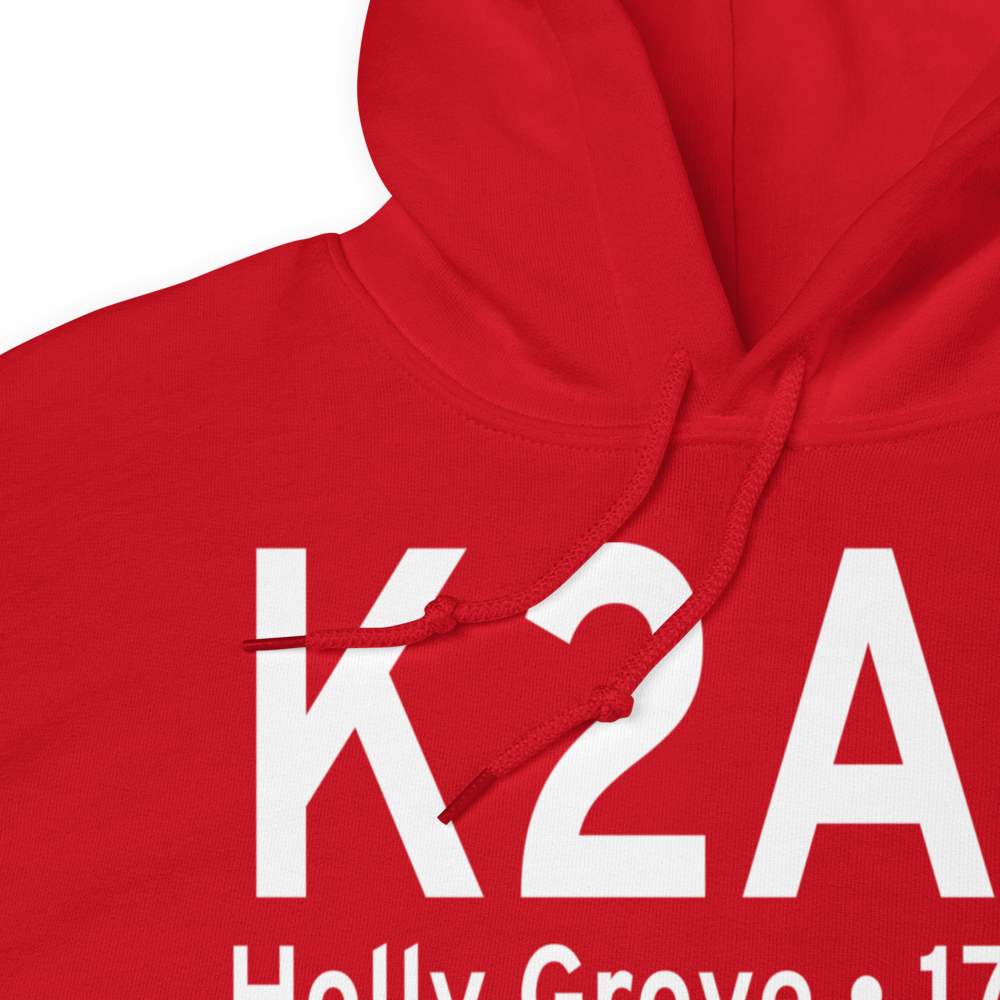 Holly Grove Municipal Airport (K2A6) ICAO Hoodie Sweatshirt 