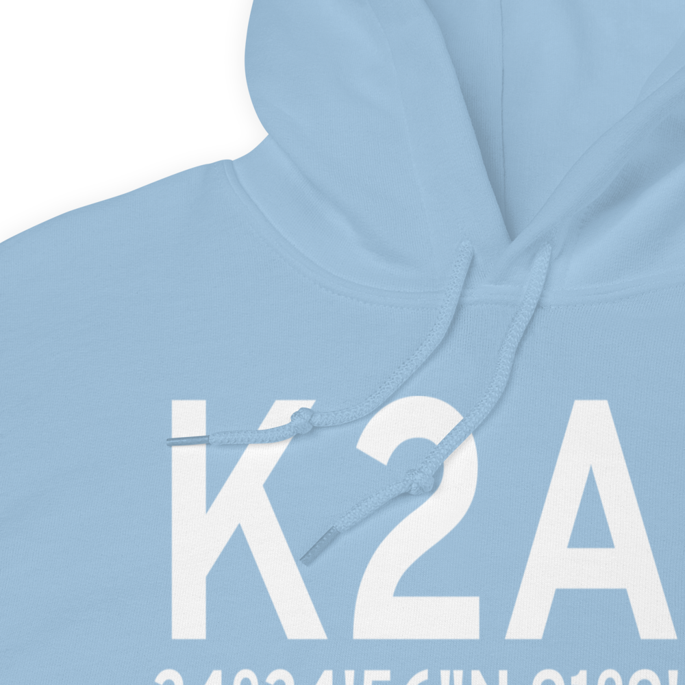 Holly Grove Municipal Airport (K2A6) ICAO Hoodie Sweatshirt 