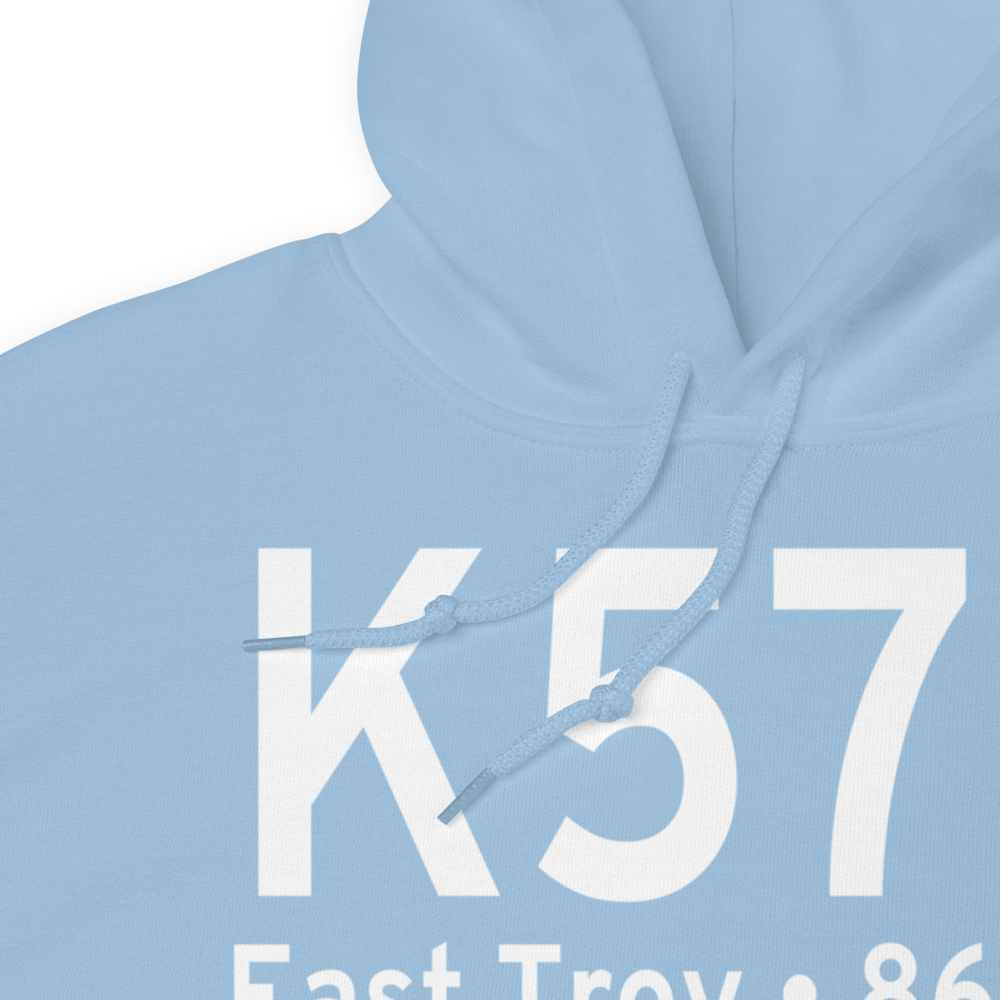 East Troy Municipal Airport (K57C) ICAO Hoodie Sweatshirt 