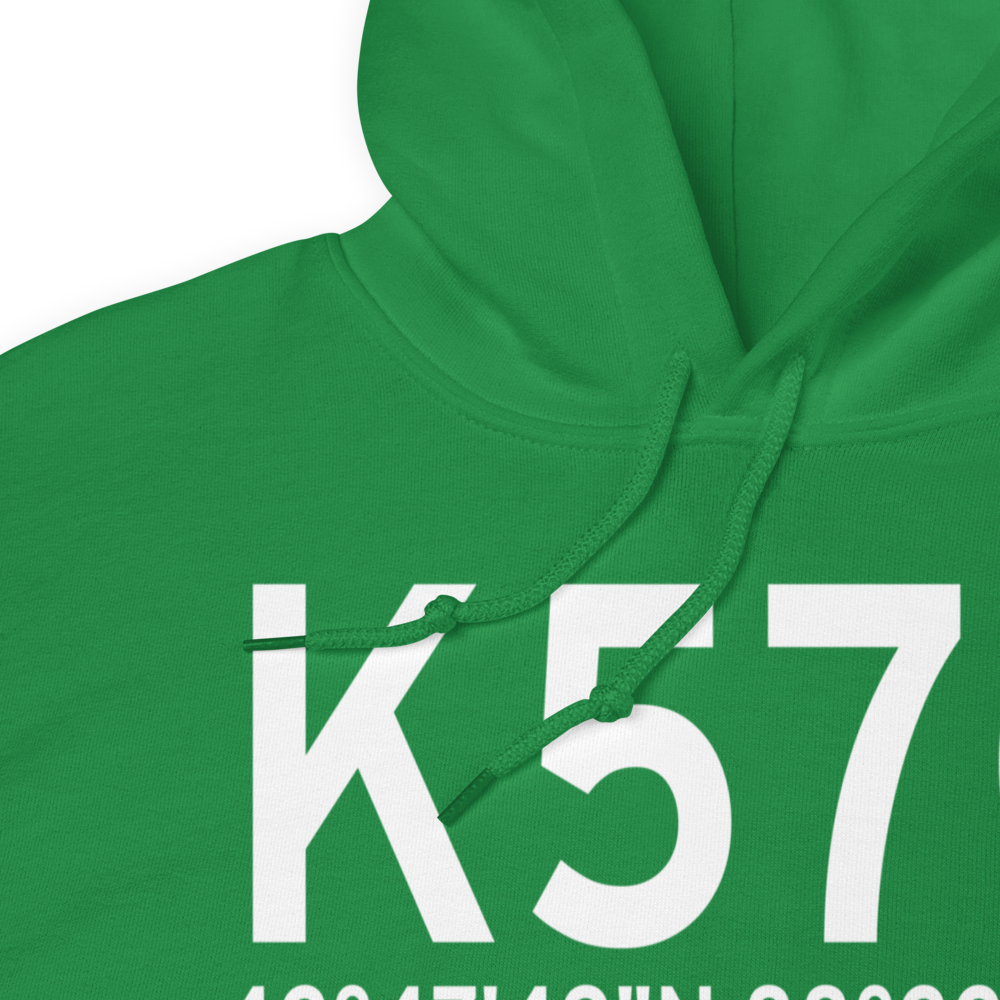 East Troy Municipal Airport (K57C) ICAO Hoodie Sweatshirt 