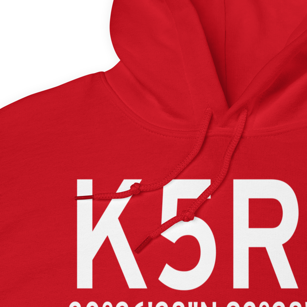 De Quincy Industrial Airpark (K5R8) ICAO Hoodie Sweatshirt 