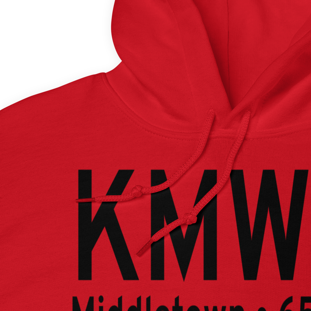 Middletown Regional Airport (KMWO) ICAO Hoodie Sweatshirt 