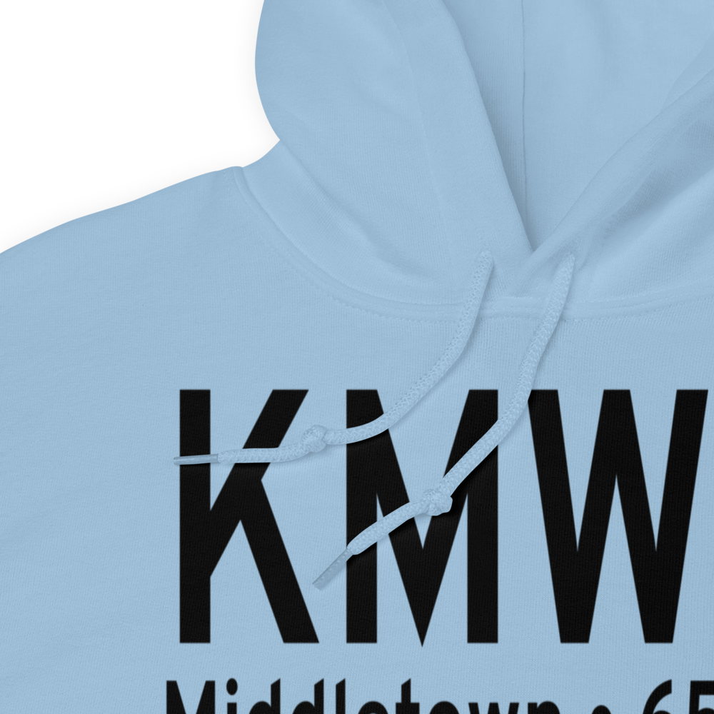 Middletown Regional Airport (KMWO) ICAO Hoodie Sweatshirt 