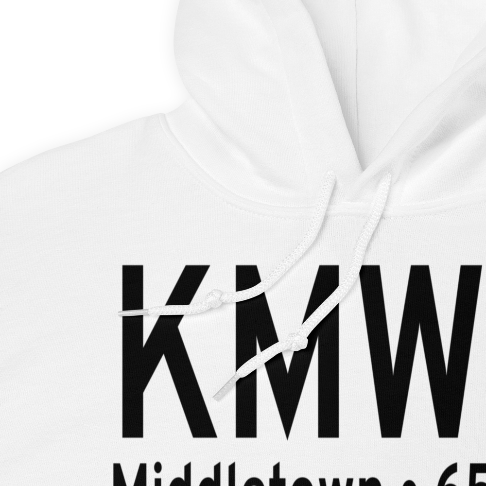 Middletown Regional Airport (KMWO) ICAO Hoodie Sweatshirt 