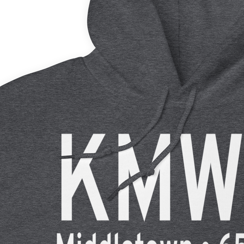 Middletown Regional Airport (KMWO) ICAO Hoodie Sweatshirt 