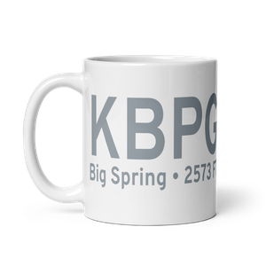 Big Spring Mc Mahon-Wrinkle Airport (KBPG) ICAO Mug