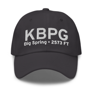 Big Spring Mc Mahon-Wrinkle Airport (KBPG) ICAO Hat