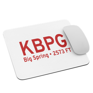 Big Spring Mc Mahon-Wrinkle Airport (KBPG) ICAO  Mouse Pad