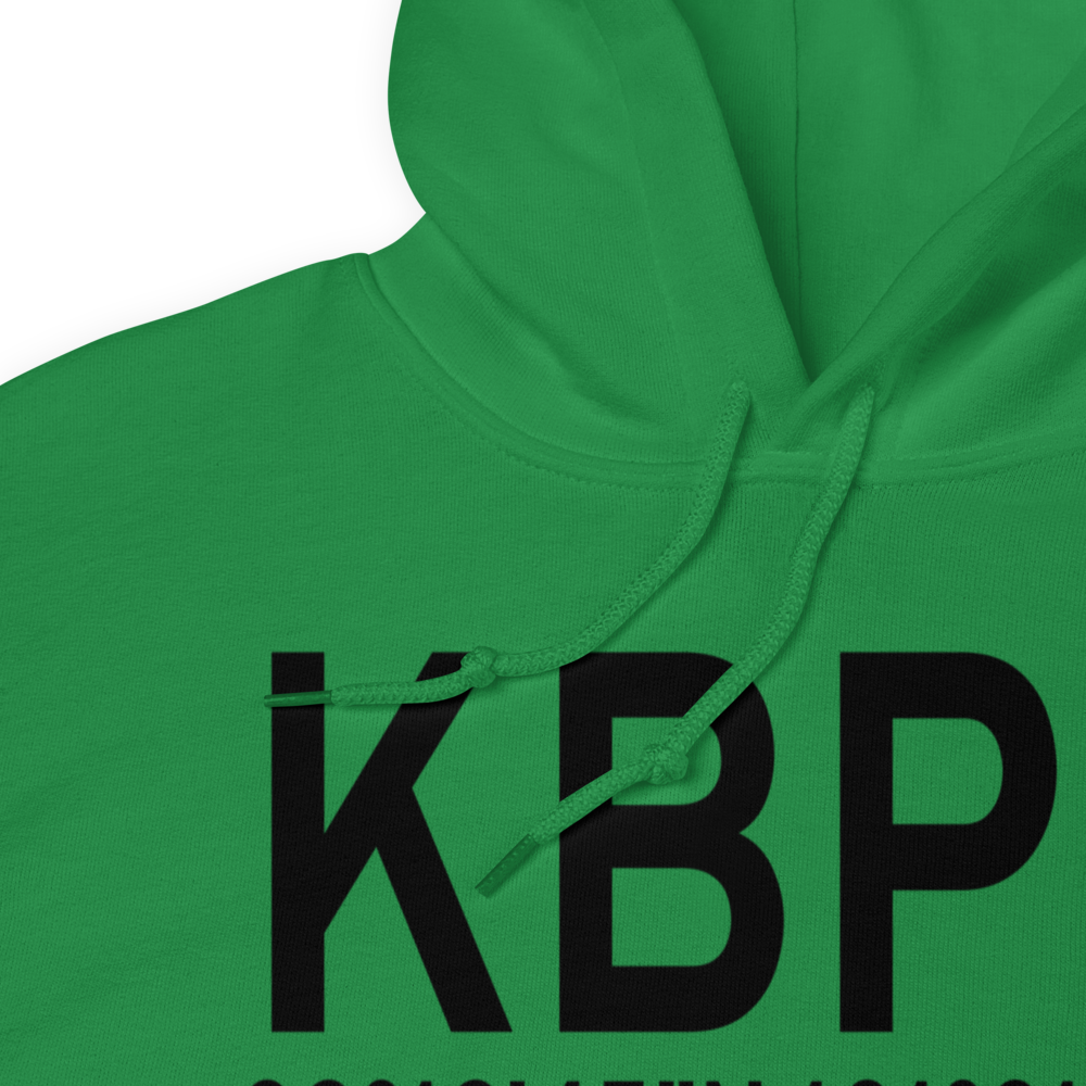 Big Spring Mc Mahon-Wrinkle Airport (KBPG) ICAO Hoodie Sweatshirt 