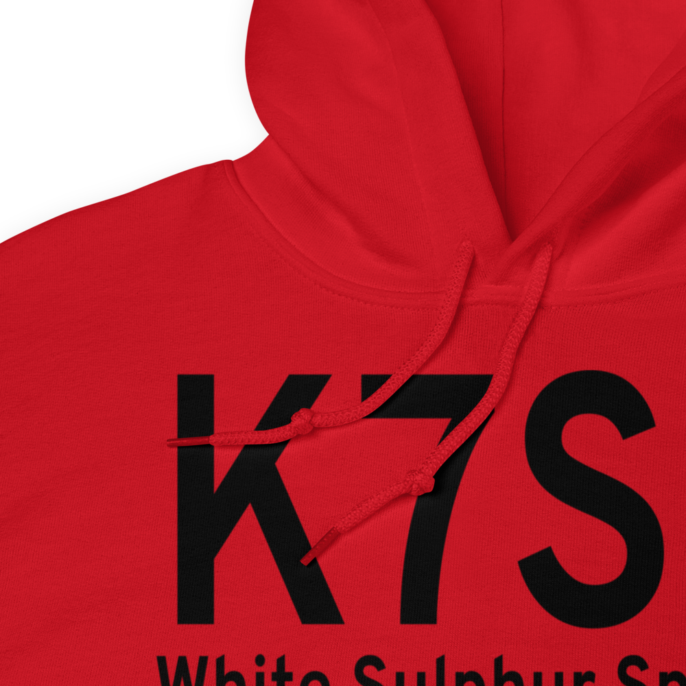 White Sulphur Springs Airport (K7S6) ICAO Hoodie Sweatshirt 