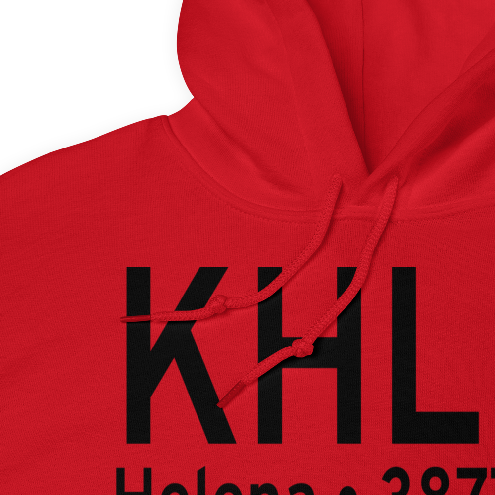 Helena Regional Airport (KHLN) ICAO Hoodie Sweatshirt 