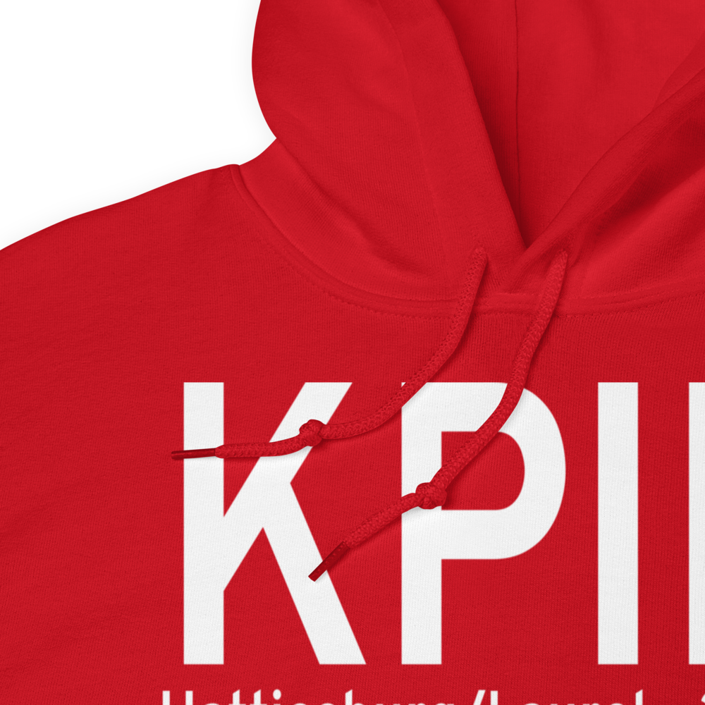 Hattiesburg Laurel Regional Airport (KPIB) ICAO Hoodie Sweatshirt 