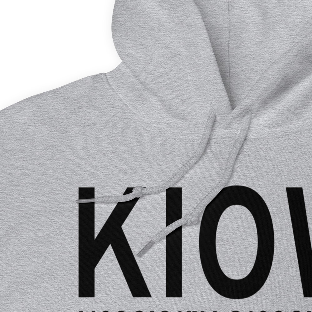 Iowa City Municipal Airport (KIOW) ICAO Hoodie Sweatshirt 