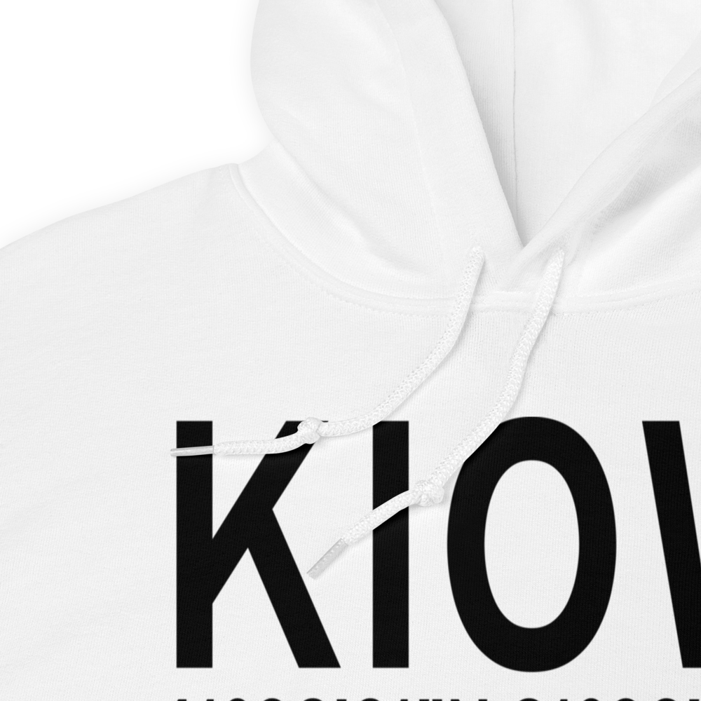 Iowa City Municipal Airport (KIOW) ICAO Hoodie Sweatshirt 