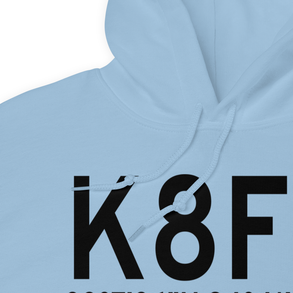 Greater Morris County Airport (K8F5) ICAO Hoodie Sweatshirt 