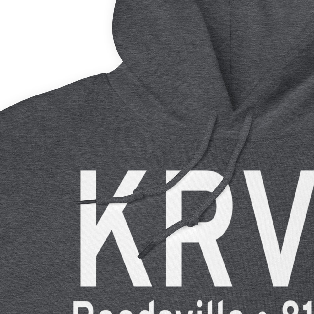 Mifflin County Airport (KRVL) ICAO Hoodie Sweatshirt 