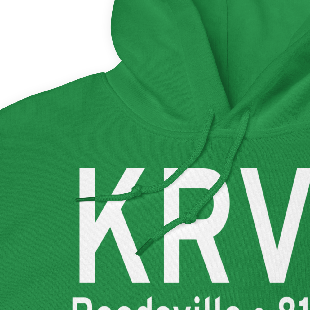 Mifflin County Airport (KRVL) ICAO Hoodie Sweatshirt 