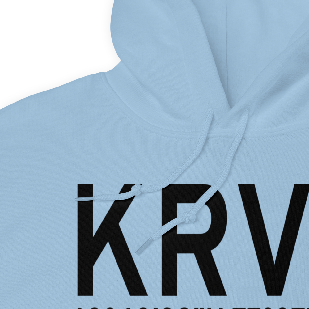 Mifflin County Airport (KRVL) ICAO Hoodie Sweatshirt 