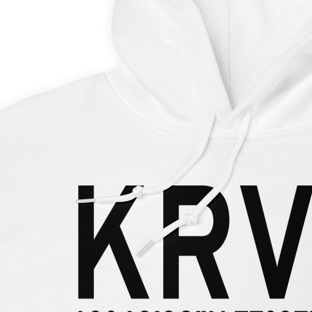 Mifflin County Airport (KRVL) ICAO Hoodie Sweatshirt 