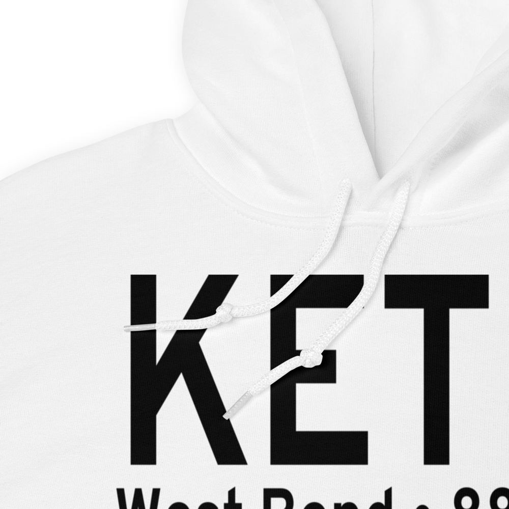 West Bend Municipal Airport (KETB) ICAO Hoodie Sweatshirt 