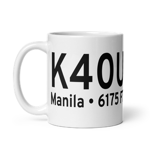 Manila Airport (K40U) ICAO Mug